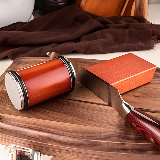 Aiguiseur couteau professionnel systĂšme roulant