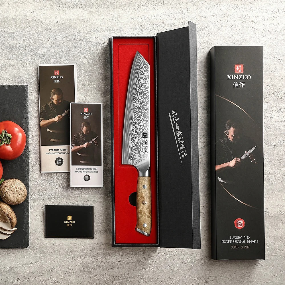 COUTEAU DE CUISINE JAPONAIS | XINZUO 5,8 POUCES