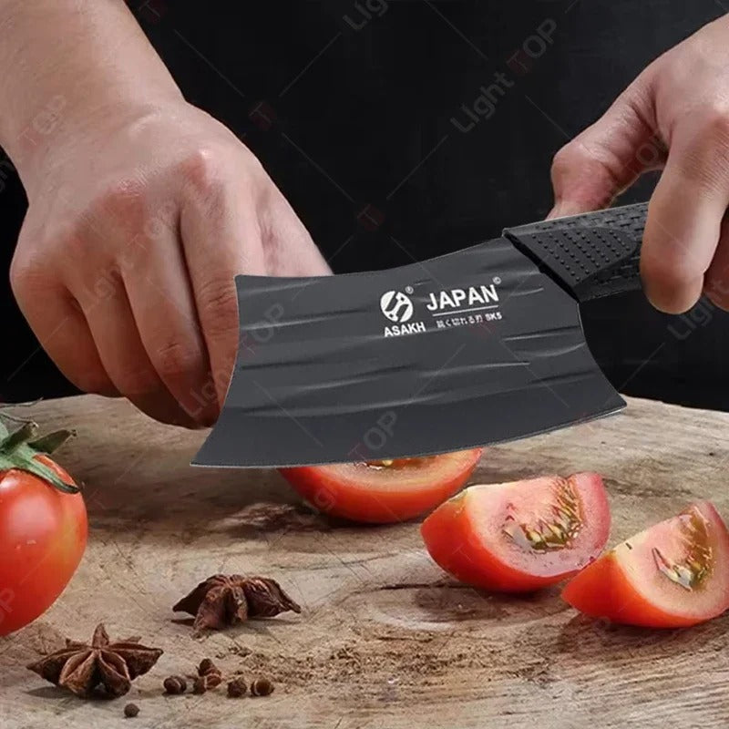 couteau de cuisine japonais poignée ergonomique