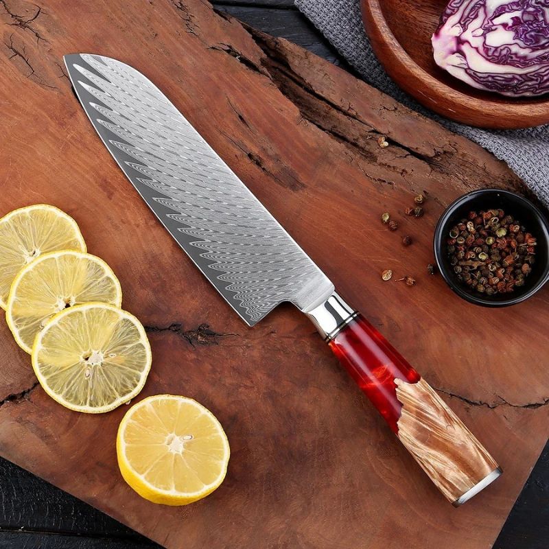 couteau japonais santoku tranche fin