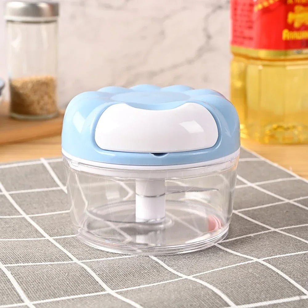 mini hachoir bleu