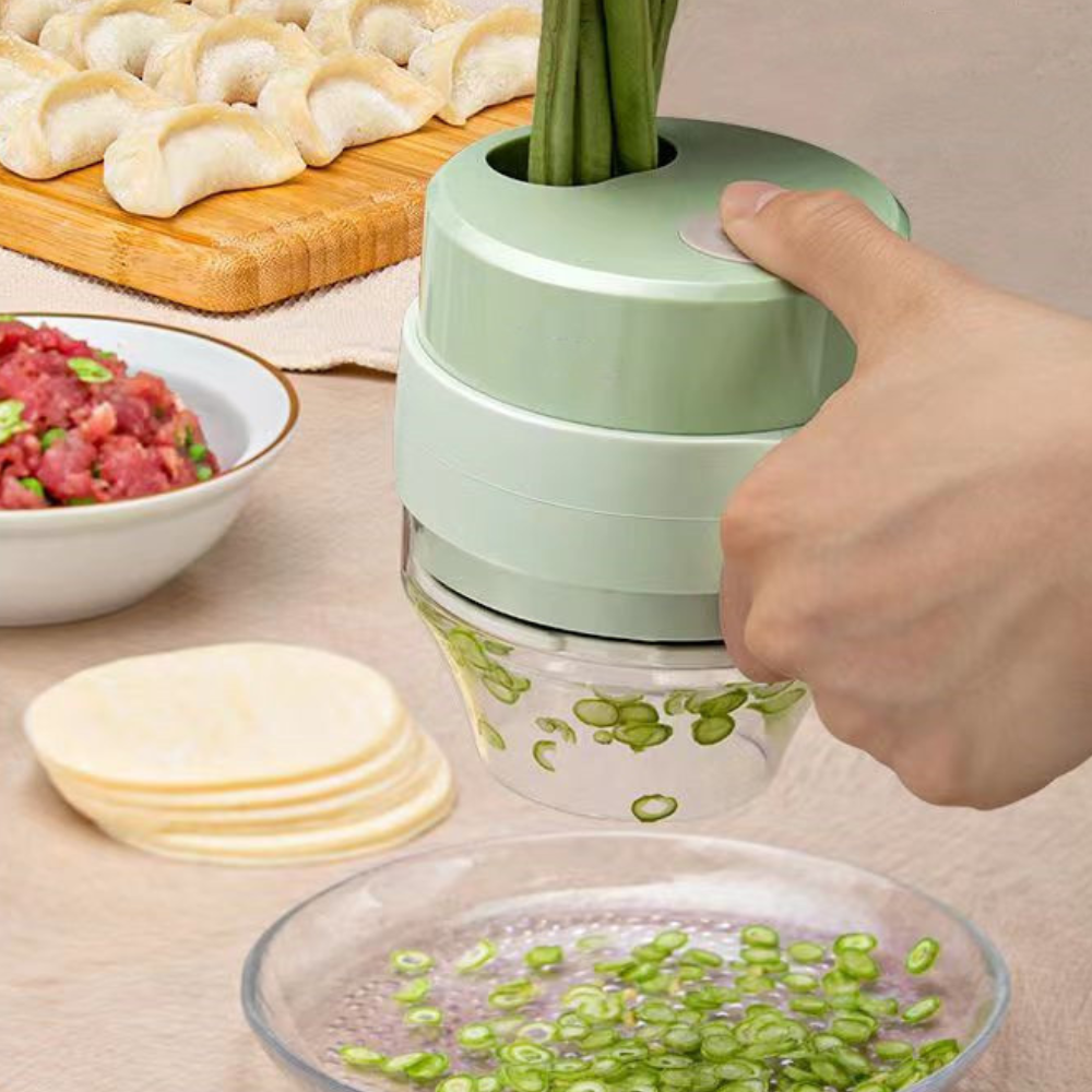 mini hachoir elecrique direct dans assiette