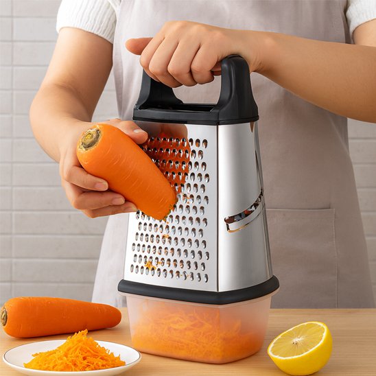 râpe à carottes directement dans le bol
