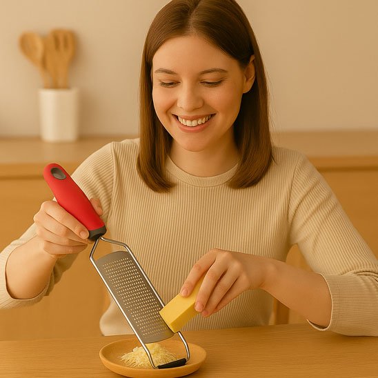 râpe à fromage un râpé fin et régulier