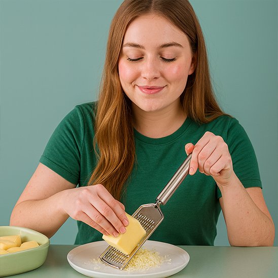 râpe à fromage facile et sans effort
