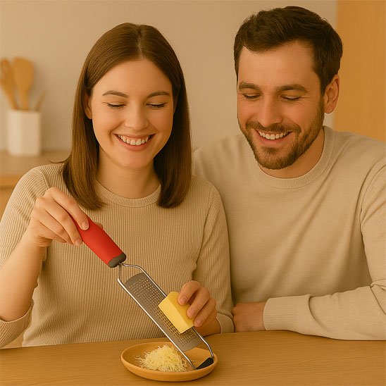 râpe à fromage confort et ergonomie