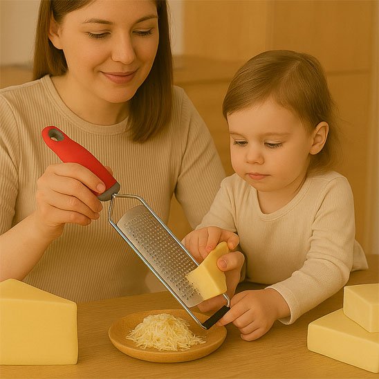 râpe à fromage moments de partage en famille