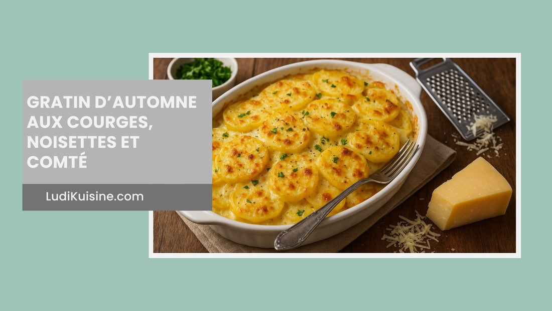 🍂 Gratin d’Automne aux Courges, Noisettes & Comté fraîchement râpé