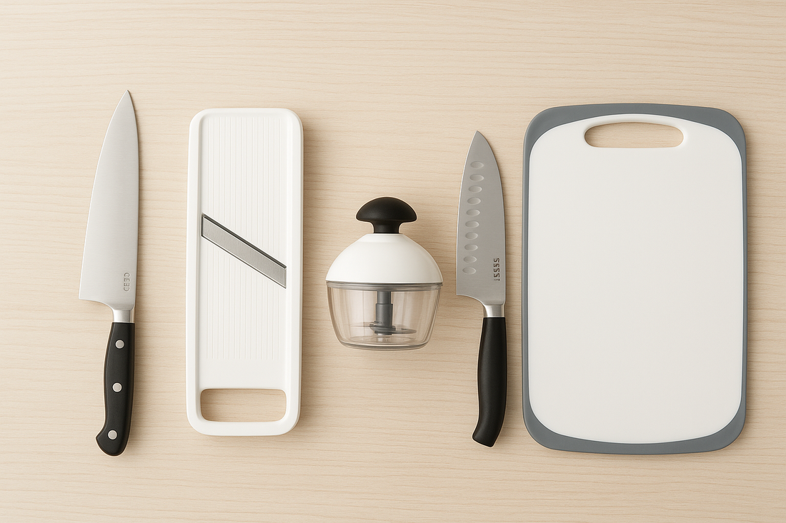 TOP 5 DES ACCESSOIRES INDISPENSABLES POUR COUPER ET EMINCER QUAND ON EST UNE MAMAN PRESSEE