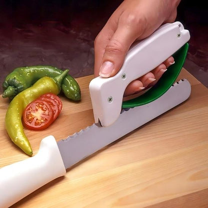 aiguiseur de couteaux ergonomie