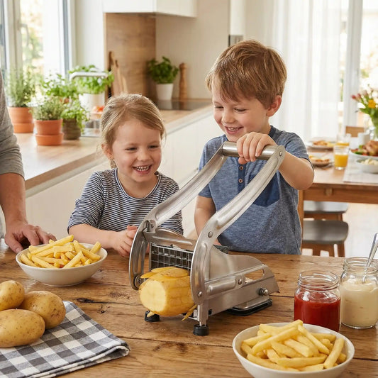 coupe frites ambiance familiale