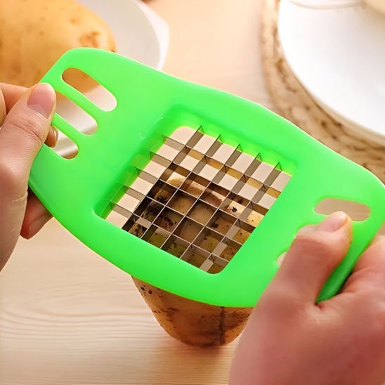 Coupe frites poignee ergononique