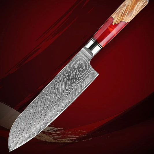 couteau japonais santoku beauté élégance