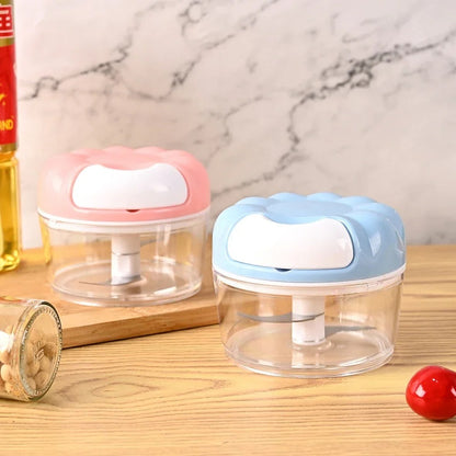 mini hachoir duo rose et bleu